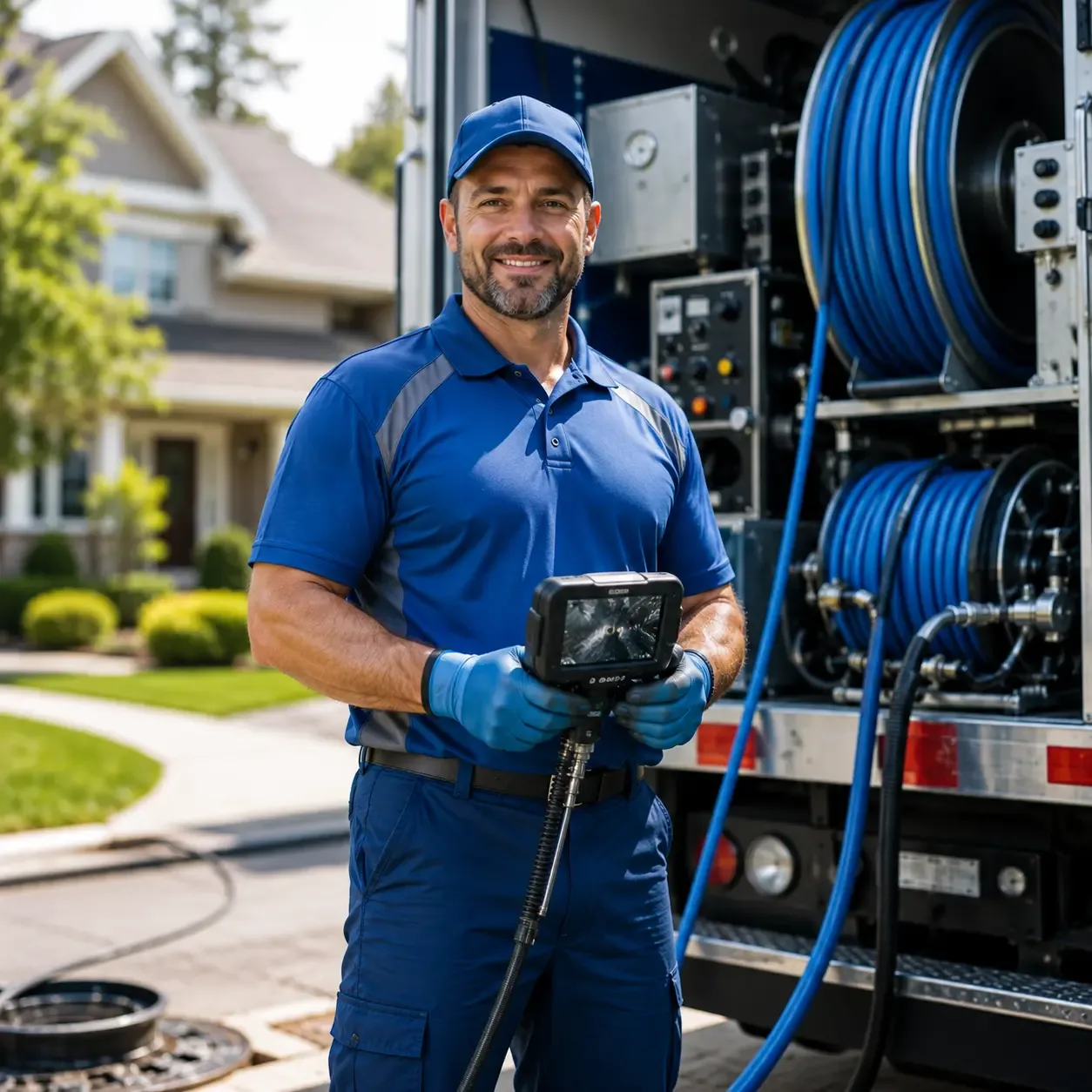Local outdoor drain cleaning specialists in Elkville, IL